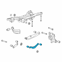 OEM 2017 Chevrolet Impala Rear Upper Control Arm Diagram - 20900532