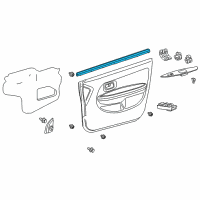 OEM Scion Belt Weatherstrip Diagram - 68172-52100
