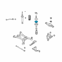 OEM 2017 Nissan Altima Bracket Assembly-Shock ABSORBER Mounting Diagram - 55322-ZX00A