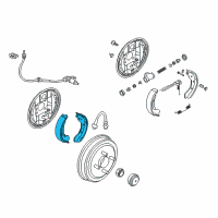 OEM 2008 Chevrolet Aveo5 SHOE KIT Diagram - 96473229