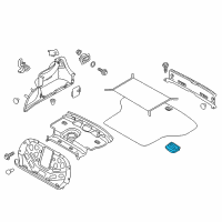 OEM Hyundai Handle Assembly-Luggage Coverin Diagram - 85718-B1000-RRY