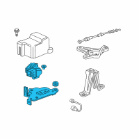 OEM Bracket Assembly, Accelerator Sensor Diagram - 37970-PR7-A31