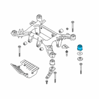 OEM 2019 BMW X7 Rubber Mounting Rear Diagram - 33-31-6-860-420