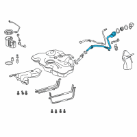 OEM Scion tC Filler Pipe Diagram - 77201-21111