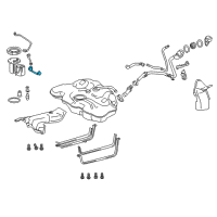 OEM 2015 Scion tC Fuel Gauge Sending Unit Diagram - 83320-21170