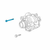 OEM 2012 Scion xB Pulley Mount Bolt Diagram - 90080-10111