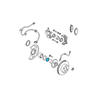 OEM 2006 Nissan Sentra Cover-Dust, A Diagram - 39252-50Y6C