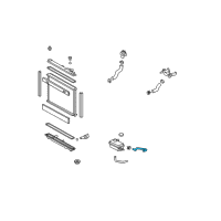 OEM 2012 Lexus LS460 Hose, Radiator To Reserve Diagram - 16567-38011