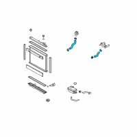 OEM Lexus Clip, Hose Diagram - 90466-A0024