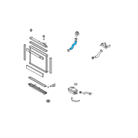 OEM Lexus LS600h Hose, Radiator, NO.2 Diagram - 16572-38110