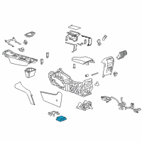 OEM Chevrolet Malibu Limited Module Diagram - 13478887