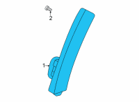 OEM 2021 Cadillac CT4 Side Marker Lamp Diagram - 84768192