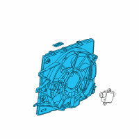 OEM Chevrolet Camaro Fan Assembly Diagram - 84821759