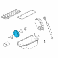 OEM 2002 Chevrolet S10 Pulley Diagram - 10141920