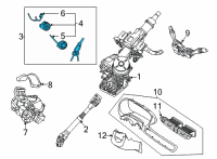 OEM 2022 Kia Seltos Steering Key Sub Set Diagram - 81900Q5D00
