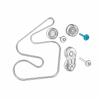 OEM 2015 Ram ProMaster 1500 Bolt-HEXAGON FLANGE Head Diagram - 6510429AA