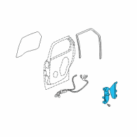 OEM 2005 Pontiac Aztek Window Regulator Diagram - 15911244