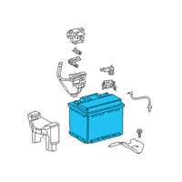 OEM 2019 Lexus ES300h Battery Diagram - 28800-31570