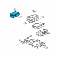 OEM 2016 Chevrolet Spark EV Module Asm-High Voltage Battery Disconnect C Diagram - 23453239
