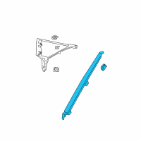 OEM 2014 Lexus ES300h Garnish, Rear Seat Side Diagram - 62552-33130-A1