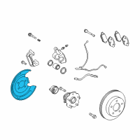 OEM Scion Backing Plate Diagram - 47881-12110
