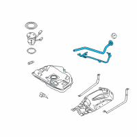 OEM Lincoln Zephyr Pipe Assembly Diagram - 7E5Z-9034-C