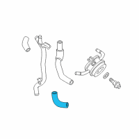 OEM 2007 Lexus GX470 Hose, Water By-Pass Diagram - 16282-0F010