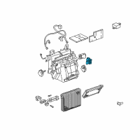 OEM 2005 Lexus GS430 Damper Servo Sub-Assembly (For Mode) Diagram - 87106-30371