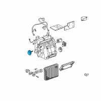 OEM 2003 Lexus GS430 Damp Servo Sub-Assembly Diagram - 87106-30351