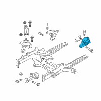 OEM 2014 Kia Soul Bracket Assembly-TRANSAXLE Diagram - 218303Z000