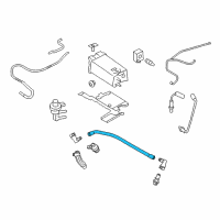 OEM Ford Taurus Crankcase Tube Diagram - 7T4Z-6758-AA