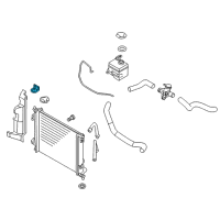 OEM Kia Soul Bracket Assembly-Radiator Diagram - 253332K000