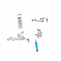 OEM 2009 Chevrolet Express 2500 Shock Diagram - 84334625