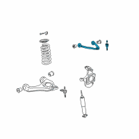 OEM 2007 Chevrolet Express 1500 Upper Control Arm Diagram - 25793550