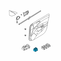 OEM Kia Soul Switch Assembly-Mirror R Diagram - 93530K0000