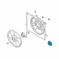 OEM Kia Optima Fan Controller Diagram - 253852T500