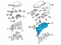 OEM Lexus NX450h+ Block Assembly, Engine R Diagram - 82740-42140