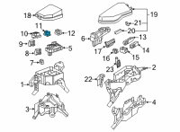 OEM Toyota RAV4 Prime Relay Plate Diagram - 82660-48020