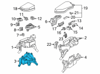 OEM Lexus NX350 Cover, Relay Block Diagram - 82663-42170