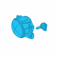 OEM Jeep Compass FRONT FOG Diagram - 68470159AA