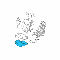 OEM Toyota 4Runner Seat Cushion Pad Diagram - 71511-35110