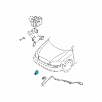 OEM 2005 Kia Sedona Abs Waring Module Diagram - 95610FD400