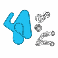 OEM 2018 Jeep Wrangler Belt-SERPENTINE Diagram - 5281668AA