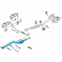 OEM 2011 BMW 328i Catalytic Converter Diagram - 18-30-7-566-938