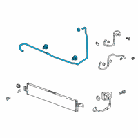 OEM 2018 Buick Enclave Cooler Pipe Diagram - 84350786