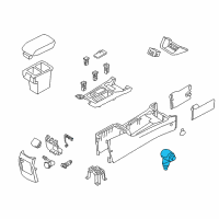 OEM 2014 Kia Sorento Knob Assembly-Gear Shift Diagram - 467202P210VA