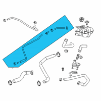 OEM 2018 Buick Envision Reservoir Hose Diagram - 23497241