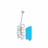 OEM 2019 Buick Enclave Side Cover Gasket Diagram - 24044908