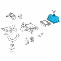 OEM 2017 Lexus ES350 Cap, Air Cleaner Diagram - 17735-0P100