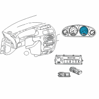 OEM Dodge Intrepid Gage-ODOMETER Diagram - 4883548AA